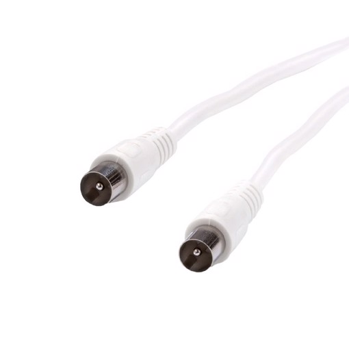 Vivanco VVAN90DB30MMW cavo coassiale 3 m Tipo F Bianco