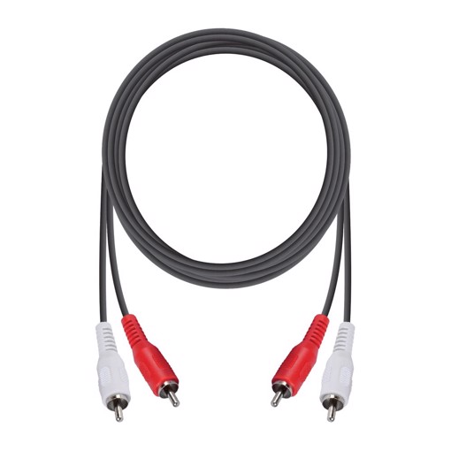 Vivanco VVAX2RCA12MMK cavo audio 1,2 m 2 x RCA Nero