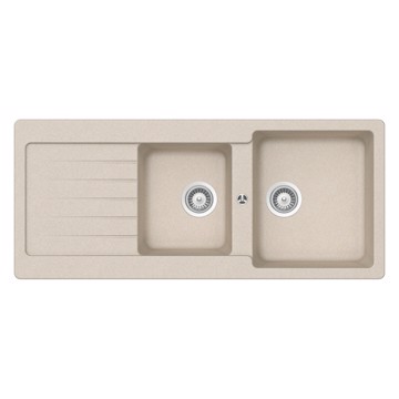 Lavello 116x50 sabbia 2vs