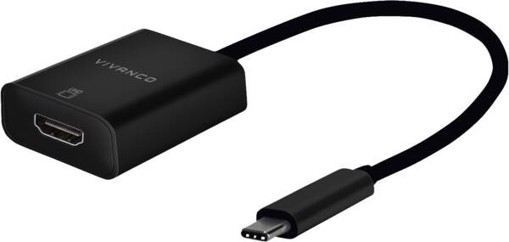 Vivanco VVITADHDMITCW cavo e adattatore video 0,15 m USB tipo-C HDMI Bianco