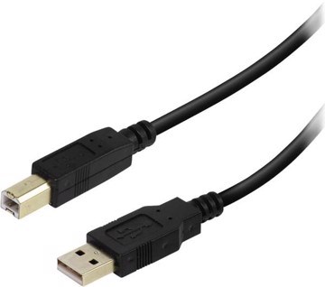 Cavo usb-a/usb-a, m-f, 5m,nero