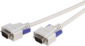 Cavo vga, m-m, 1,8m, nero