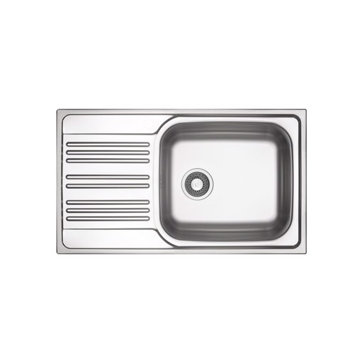LAVELLO CITY 86 cm, 1 vasca - Acciaio Inox
