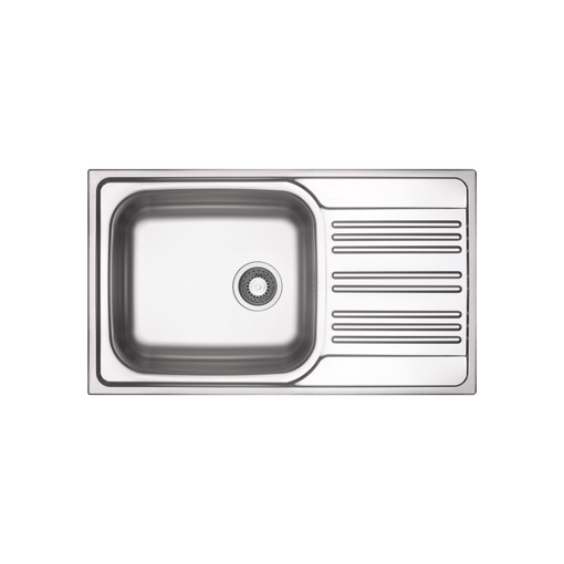 LAVELLO CITY 86 cm, 1 vasca - Acciaio Inox