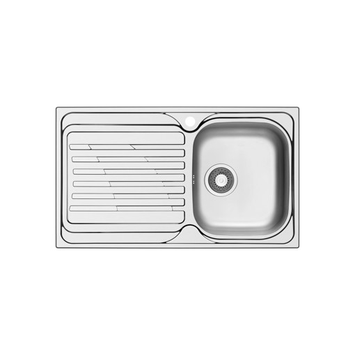 LAVELLO EURO 86 cm, 1 vasca - Acciaio Inox