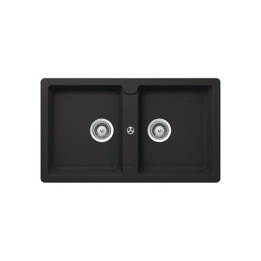 LAVELLO_86X50 2 vasche antracite