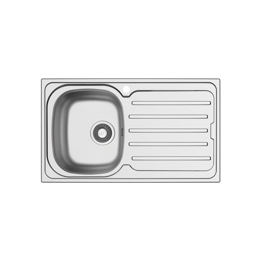 LAVELLO METROPOL 86 cm, 1 vasca - Acciaio Inox