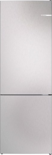 KGN492LAF Serie 4 Frigorifero Combinato da libera installazione 203 x 70 cm Metal look Classe A