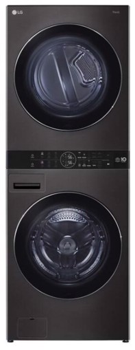 LG WT1716BBF lavasciuga Libera installazione Caricamento frontale Nero