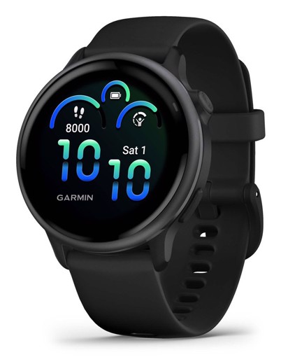 Garmin vívoactive 6 3,05 cm (1.2") AMOLED 42 mm Digitale 390 x 390 Pixel Touch screen Nero Wi-Fi GPS (satellitare)