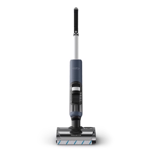 Rowenta X-Clean 5 Pro GZ5436E0 scopa elettrica Aspirapolvere a bastone 2 in 1 Batteria Secco e bagnato Senza sacchetto 0,5 L Blu, Nero