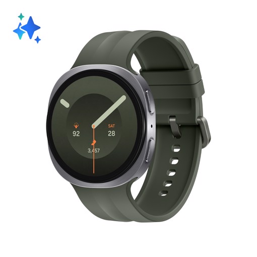 Samsung Galaxy Watch9, 44mm, Silver, Bluetooth, Design sottile anti-urto, guida al sonno, coaching salute, benessere cardiaco, batteria da 445 mAh, Snapdragon Wear Elite