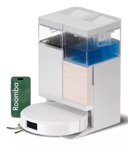 iRobot Roomba Plus 575 Combo Roboter + AutoWash Dock Bianco