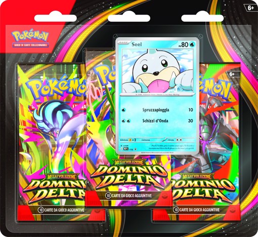 Pokémon Megaevoluzione Dominio Delta - Blister 3 Buste