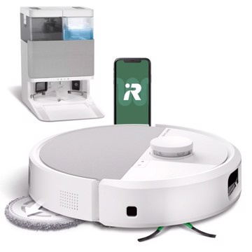 Aspirapolvere robot lavapavime spaz.lavag.rotanti base lav/a