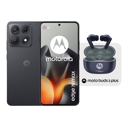 Motorola edge 70 max + moto buds 2 plus 17,3 cm (6.82") Doppia SIM Android 16.0 5G USB tipo-C 8 GB 256 GB 7100 mAh Grigio