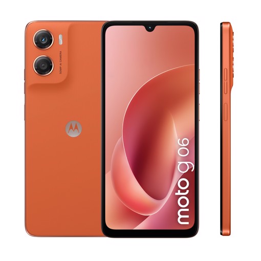 Motorola moto g06 17,5 cm (6.88") Doppia SIM Android 15 4G USB tipo-C 4 GB 128 GB 5200 mAh Arancione
