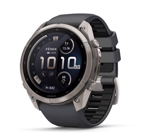 Garmin fēnix 9 Pro 3,81 cm (1.5") AMOLED 51 mm Digitale 466 x 466 Pixel Touch screen Titanio Wi-Fi GPS (satellitare)