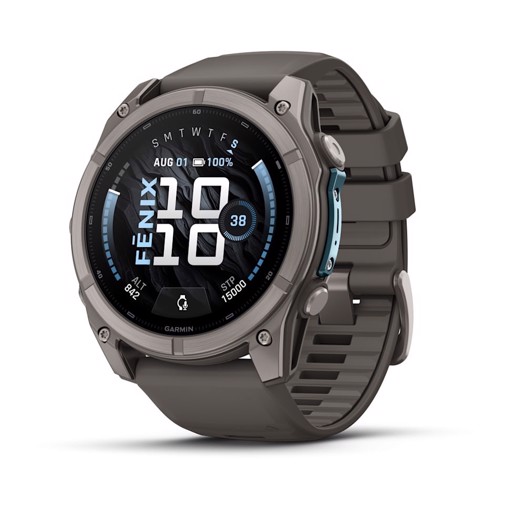 Garmin fēnix 9 3,56 cm (1.4") AMOLED 51 mm Digitale 454 x 454 Pixel Touch screen Titanio Wi-Fi GPS (satellitare)