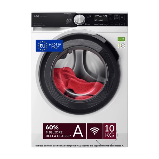 AEG Serie 9000 Lavatrice Carica Frontale 10 Kg Classe A-60% 1400 Giri MADE IN ITALY XLR9FBGA10SY