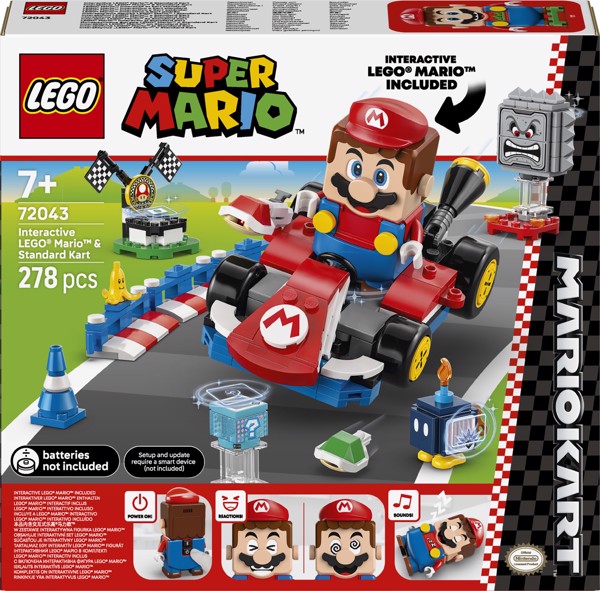 Lego Mario Kart - Kart Interattivo Mario & Standard (Lego Super Mario) - Immagine 8