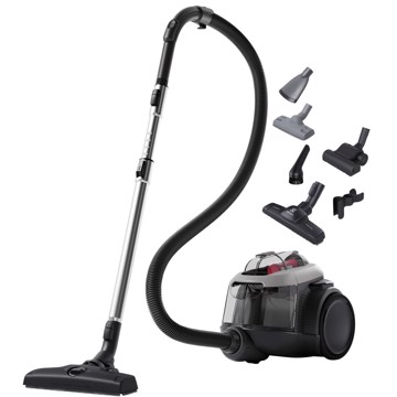 Aspirapolvere a traino cap.1,6l 72db grigio