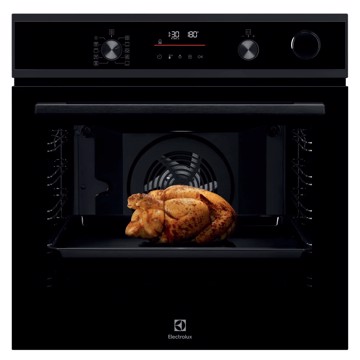 Forno da incasso nero program.inizio+fine cottura
