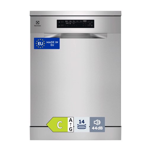 Electrolux Lavastoviglie Libera Installazione 60 Cm - Inox 14 Coperti Classe C 44 Dba ESS68400SX MADE IN EUROPE