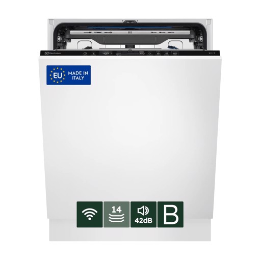 Electrolux Lavastoviglie Incasso 60 Cm - Int. Totale 14 Coperti Classe B 42 Dba MADE IN ITALY EES68520W