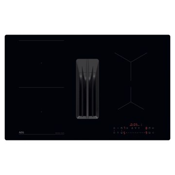 Piano a induzione 80cm vetroceramica nero