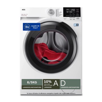 Lavasciuga 1600g 8+5kg ruby woolmark