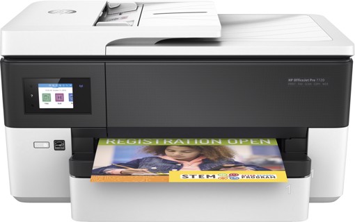 HP OfficeJet Pro 7720 Wireless All-in-One Colore Stampante, Stampa fronte/retro; fotocopiatrice, scanner