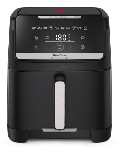 Moulinex Easy Fry Silence 7L, Friggitrice ad aria, Silenziosa, Frontale Rimovibile
