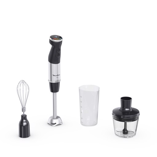 Moulinex Quickchef+, Frullatore a immersione, Tecnologia con lame Powelix per una miscelazione rapida
