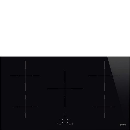 Smeg Universal SI2951D piano cottura Nero 90 cm Piano cottura a induzione 5 Fornello(i) Made in Italy