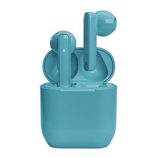 SBS Nubox Auricolare True Wireless Stereo (TWS) In-ear Musica e Chiamate USB tipo-C Bluetooth Ciano