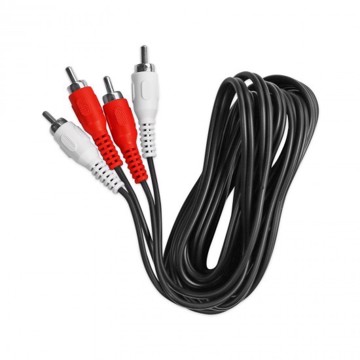 Cavo audio 2 RCA maschio a 2 RCA maschio, lunghezz a cavo 3 m