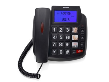 Telefono A Filo Da Tavolo Vivavox Comp App. Acustici Sos