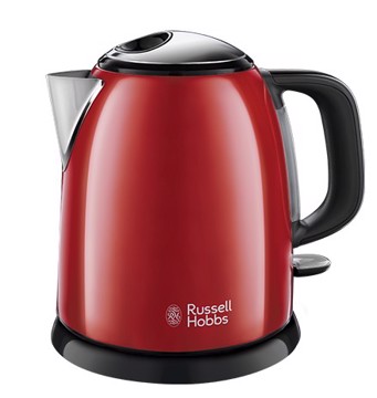 Bollitore Elettrico 1Lt 2200W Inox Rosso
