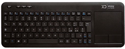 XD Enjoy XDWK2036 tastiera TV RF Wireless QWERTY Nero