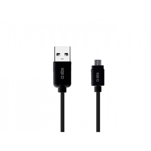 SBS 1m USB2.0/MicroUSB cavo USB USB A Micro-USB A 0,48 Gbit/s Nero