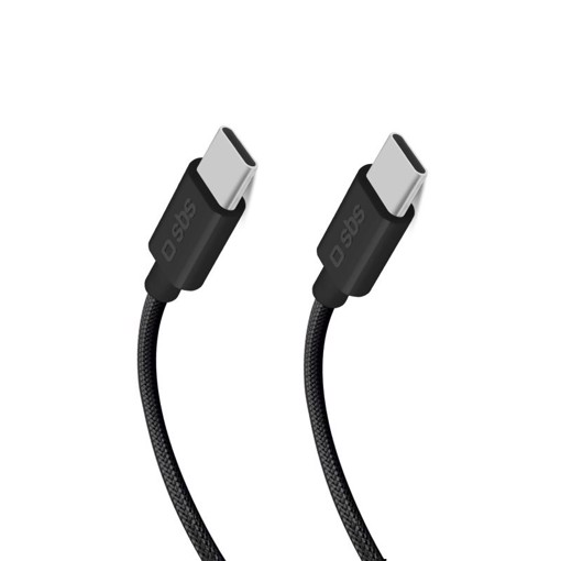 SBS TECABLETISSUETCC32K cavo USB USB 3.2 Gen 2 (3.1 Gen 2) 1,5 m USB C 10 Gbit/s 100 W Nero