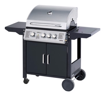 Barbecue a gas 3 bruciatori+fornello lateral