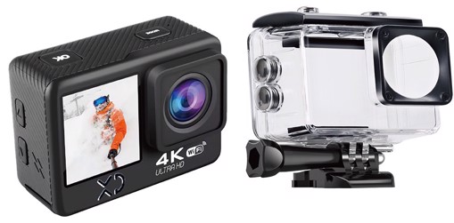 XD Enjoy Dual Action Camera + Kit Bag
