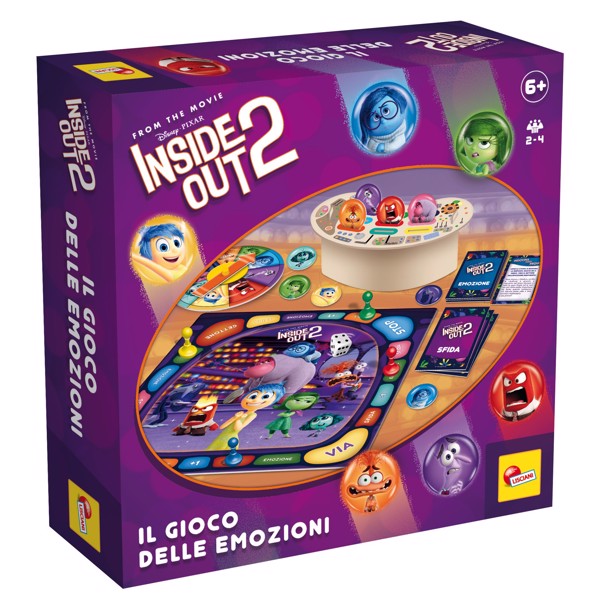 Inside out 2: il gioco delle emozioni - consolle 3d - da 2 a 4 giocatori - gioco educativo per bambini - lisciani - Immagine 7