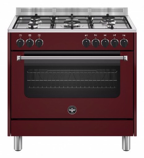 Bertazzoni La Germania Americana AMN965EVIV24 cucina Elettrico Gas Rosso