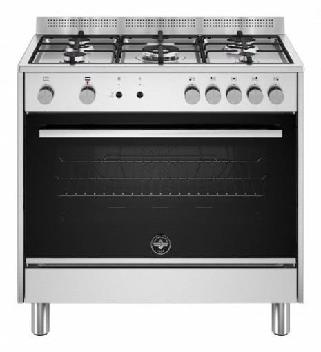 Bertazzoni La Germania Futura FTR965GXV/24 cucina Elettrico/Gas Gas Nero, Acciaio inox