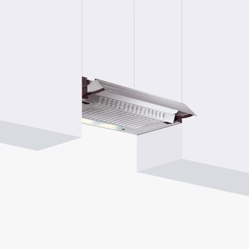 Cappa 60 Cm Silver 1 Motore 3 Velocita 172 M3H