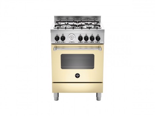 Bertazzoni La Germania Americana AMN664ECRT cucina Elettrico Gas Crema