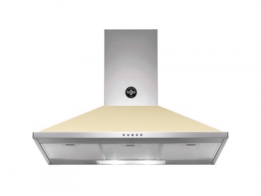 Bertazzoni La Germania KPL90PLAG1CRA cappa aspirante Cappa aspirante a parete Crema 600 m³/h